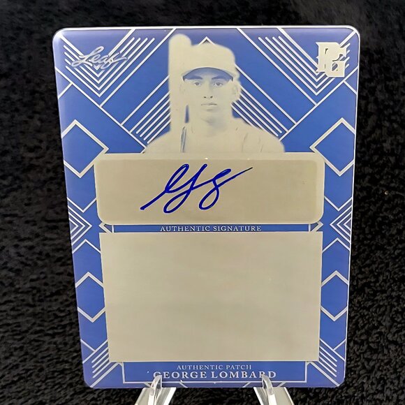 2022 George Lombard 1/1 Auto Steel Printing Plate New York Yankees Top Prospect - Picture 1 of 3